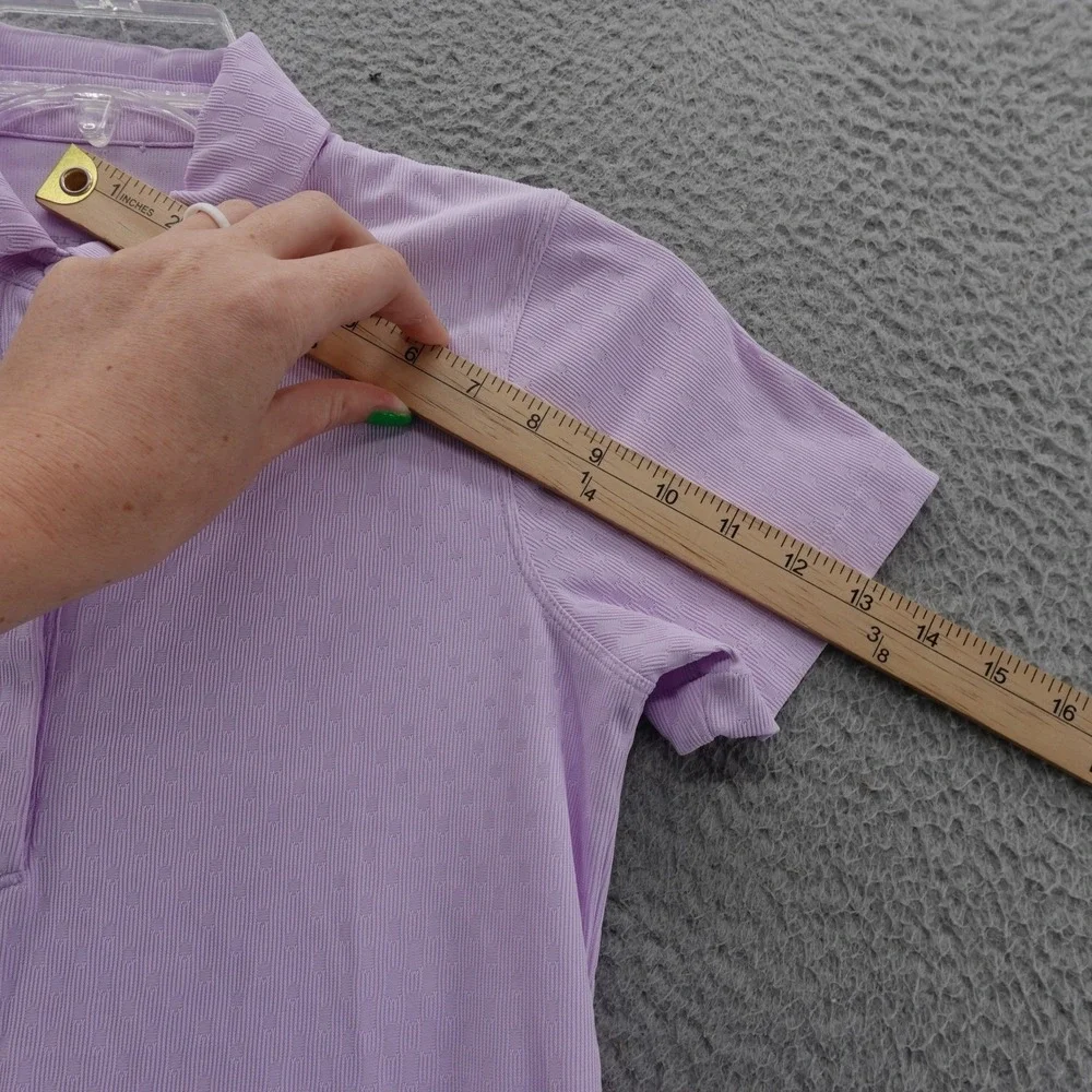 Nike Dri FIT ADV‎ Golf Polo Size XS Lavender Womens Performance Shirt NEW